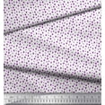 thumbnail image 3 of Soimoi Purple Georgette Viscose Fabric Uneven Dot Brush Stroke Fabric Prints By Yard 42 Inch Wide, 3 of 3