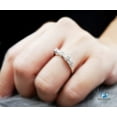 thumbnail image 2 of Cubic Zirconia / Sterling Silver 925 Ring / Rhodium plated Nickel-Free / MadDuckJewels RG1322 / Thailand Jewelry, 2 of 4