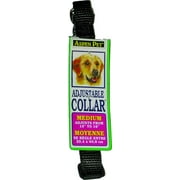 Petmate 15710 Collar Nylon Black Adjustable 10 To 14 Inch