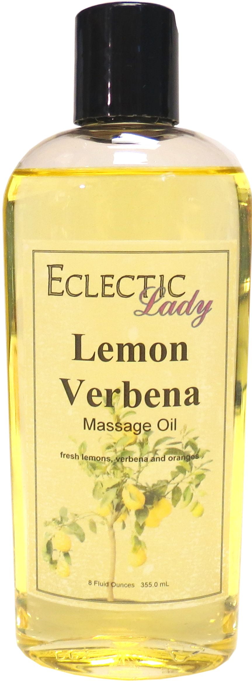 Lemon Verbena Massage Oil, 8 oz