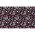 thumbnail image 5 of Rocae Snakes And Snake Fruit for Durable Canvas Backpack Leisure Large Bag Travel Rucksack Multi-function Backpack Small, 5 of 8
