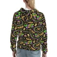 thumbnail image 7 of Salouo Mardi Gras3 Pattern Hoodie Sweatshirts for Women, Autumn Pullover Hoodie Workout Sweat Women's Long Sleeve Preppy Sweatshirts-XX-Large, 7 of 7