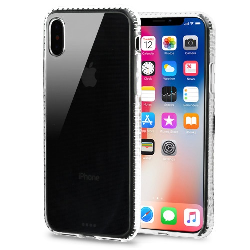 iPhone X Clear Case, by Valor Rubber TPU Gel Skin drop protection Case ...