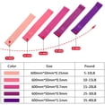 thumbnail image 4 of ZAXARRA 5 Pcs Fitness Resistance Band Power Gym Exercise Workout Yoga Pilates, 4 of 9