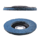 thumbnail image 3 of Discos de lija abrasivos de 4.5 pulgadas con malla de esmeril azul, 10 piezas, grano 120, para amoladoras angulares, 3 of 6