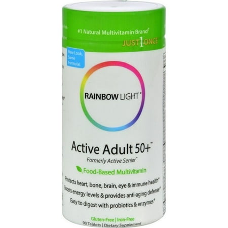 90 Tablets Rainbow Light - Rainbow Light Active Senior Multivitamin - 90 Tablets