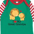 thumbnail image 4 of Inktastic I Love My Great Grandpa Boys or Girls Long Sleeve Baby Bodysuit, 4 of 5