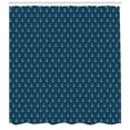 thumbnail image 3 of Ambesonne Anchor Shower Curtain, Nautical Simple Classic, 69"Wx84"L, Blue White, 3 of 3