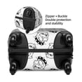 thumbnail image 2 of Disketp Cool Dog Elastic Travel Luggage Cover Travel Suitcase Protective Cover For Trunk Case Apply To 18''-32'' Suitcase Cover-Small, 2 of 7