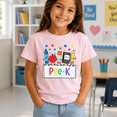 thumbnail image 4 of Godmerch Cute Pre-K Characters Back to School Shirt for Kids Youth Graphic T Shirt First Day Tee, 4 of 6