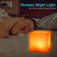 thumbnail image 5 of 8-Inch LED Light Cube, Cordless LED Cube Night Light with Remote Control, 16 RGB Colors Changing & Dimmable Mood Lamp, Rechargeable Beside Desk Lamp for Home, Bedroom, Garden 1 Pack, 5 of 5