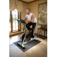thumbnail image 2 of SuperMats - Bike Mat - Standard Quality Dense Foam Vinyl - Fitness Equipment Mat, Black, 36" x 48", 2 of 6