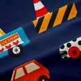 thumbnail image 5 of Manfei Cute Race Car Kitchen Curtains,Road Signs Print Black Out Curtains Pack of 2 (42x63 Each),Navy Blue, 5 of 7
