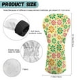 thumbnail image 6 of Yuyamidu Colorful Hippie Flowers Golf Head Covers Floral Golf Club Head Cover for Driver Fairway Hybrid Women, Waterproof PU Leather Golf Accessory, 6 of 7