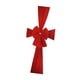 thumbnail image 5 of Puerta de entrada de Navidad con lazo rojo, decoración con lazo rojo para armario de Navidad, lazo para decoración, celebración, chimenea decorativa, 5 of 9