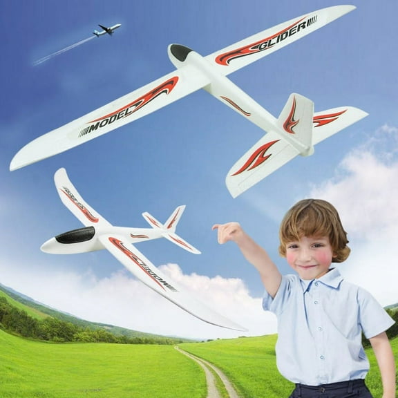 99cm Throwing Glider Inertia Plane Foam Aircraft Toy Hand Launch Airplane Outdoor Sports Toy For Kids Playings