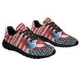 thumbnail image 6 of Rooster American flag US Print Sneakers Lightweight Comfortable Running Shoes for Men Women Black Size 11.5, 6 of 7