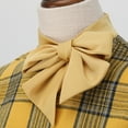 thumbnail image 5 of Njagoc3 Womens Long Sleeve Plaid Fit & Flare Dress, Vintage Casual Gown, Fall Party & Daily Wear, 5 of 5
