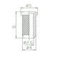 thumbnail image 3 of de s de montaje de de 6 uds para repuesto de guitarra plateado Plata shamjiam Férula de la cuerda de la guitarra eléctrica, 3 of 6