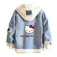 thumbnail image 6 of Women and men Cowboy Jacket Hello Kitty Hoodie Spring and Autumn KT Cat Top, 6 of 10