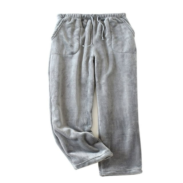 Women Winter Pyjama Trouser Casual Pants with Side Pockets Drawstring