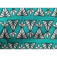 thumbnail image 4 of oneOone Cotton Cambric Fabric Floral & Triangle Block Printed Craft Fabric BTY 56 Inch Wide, 4 of 4