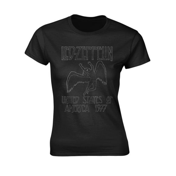 Led Zeppelin Womens USA 1977 T-Shirt