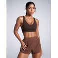 thumbnail image 2 of CRZ YOGA Butterbreeze Criss Cross Back Sports Bras for Women Padded Workout Training Top, 2 of 7
