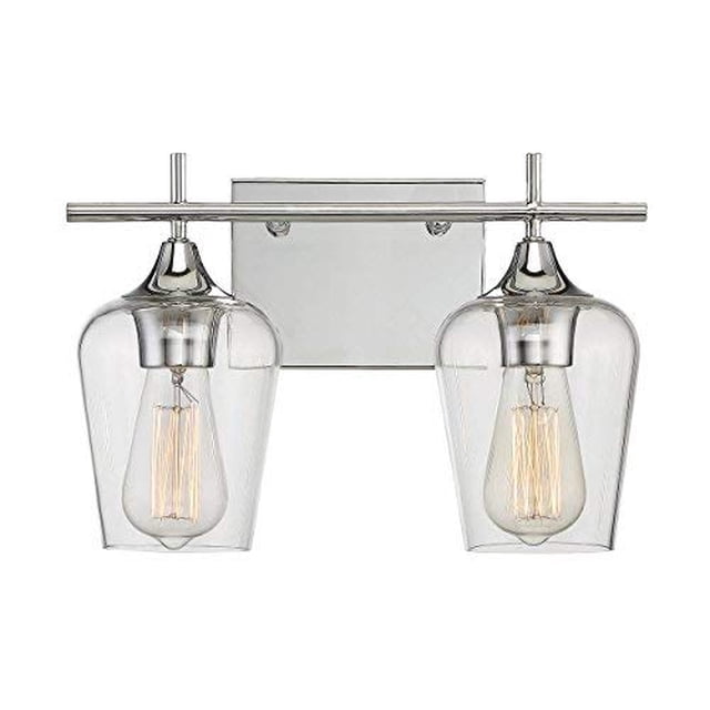 Savoy House Octave 2 Light Bath Bar 8-4030-2-11 in Polished Chrome