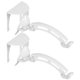 thumbnail image 3 of Small Trash Bag Holder for Sink with ABS Material White Color Practical Kitchen Garbage Rack 2 Pieces, 3 of 5