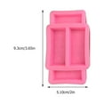 thumbnail image 2 of unbranded 2pcs Baking Silicone Mould Gold Bar for Professional Bakers Molding Fondant Pink, 2 of 8