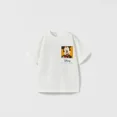 thumbnail image 2 of Camiseta de algodón para niños Disney, disfraz nuevo de verano para niños, ropa deportiva de moda, informal, de manga corta, para niño y niña, camiseta blanca de manga corta, 2 of 5
