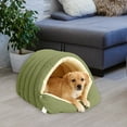 thumbnail image 3 of Pet Sleeping Bag under $5! CQCYD All-Season Pet Bed, Warm Winter Flannel Cat Nest Dog Sleeping Bag, Enclosed Pet Mat for Small Dogs Cats, Medium Size Washable Pet Nap Pod, 3 of 5