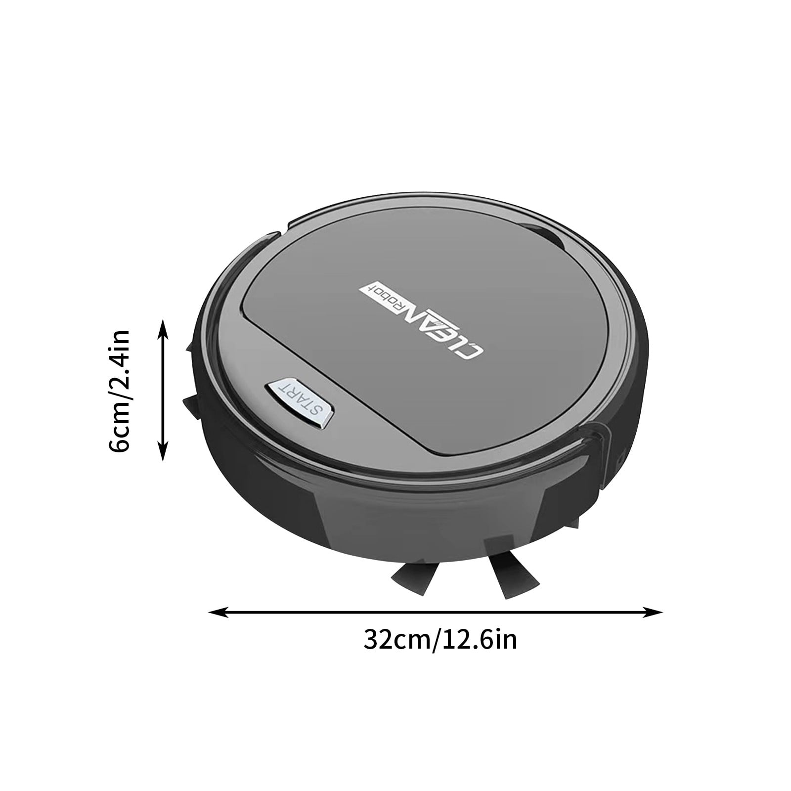 VBVC Robot Vacuum and Mop Combo,3 In 1 Robotic Vacuum Cleaner with Watertank/Dustbin/Brush,Blocked By Hair,Remote/App,Ideal for Hard Floor/Pet