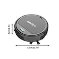 thumbnail image 3 of LSLJS Robot Vacuum Cleaners for Home, 3 in 1 Robotic Vacuum Cleaner and Mop Combo With Watertank/Dustbin/Brush, Tangle-Free Strong Suction, Slim, Low Noise, Ideal For Hard Floor Pet Hair, 3 of 6