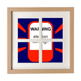 thumbnail image 1 of Election Fermeture Alerte Rouge Alarme Cadre Mur Table Affichage 4 Ouvertures Image, 1 of 3
