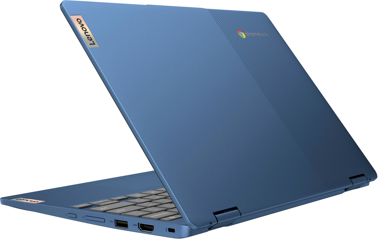 Lenovo - Flex 3i 12.2" WUXGA Touch-Screen Chromebook Laptop - Intel N100 with 4GB Memory - 64GB eMMC - Abyss Blue Notebook PC - image 2 of 3