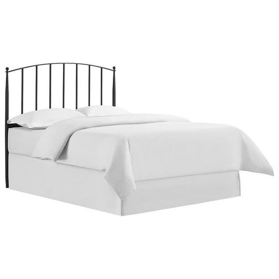 Metal Headboard Full Queen Size Black 60-75" Wide Arched Steel Frame