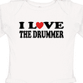 thumbnail image 4 of Inktastic I Love the Drummer Boys or Girls Long Sleeve Baby Bodysuit, 4 of 5