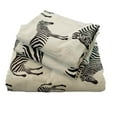 thumbnail image 4 of 100% Turkish Cotton Zebra Printed Twin Duvet Cover Set, 4 of 4