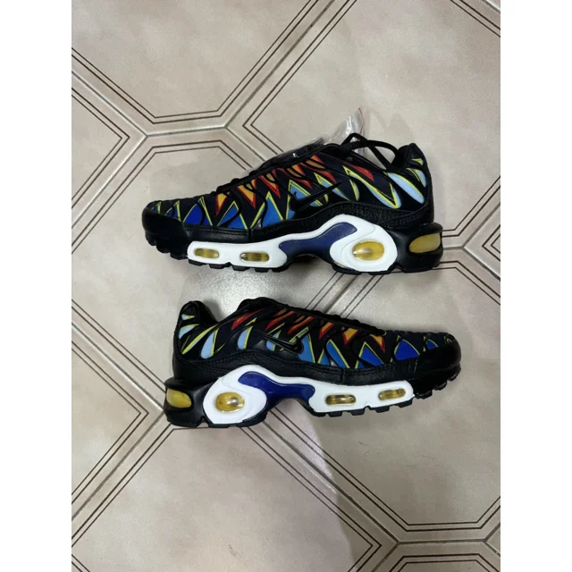 Ni - ke Ni - ke Air Max Plus Hyper Blue Total Orange France AJ6301 400 Men Size 4