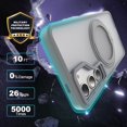 thumbnail image 4 of for Samsung Galaxy S24 Case with 360°Rotatable Magnetic Ring Stand, Compatible with Mag-Safe [Military Grade Drop Protection] Translucent Slim Phone Case for Samsung Galaxy S24,6.2",Grey, 4 of 14