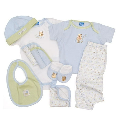 Disney Pooh 9-Piece Deluxe Gift Set, 0-6 Months