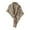 Khaki, variant on Women's Solid Color Warm Leather Buckle Shawl Slit Thick Triangle Cape Outerwear Knit Scarf, Yarn Neck Scarf Khaki