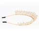 thumbnail image 4 of Prettyia Sparkling Diadema Corona nupcial Hairband con perlas Hugo Tiara diadema para mujeres chicas, 4 of 10