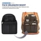 thumbnail image 4 of Bolsa de viaje de gran capacidad, sencilla, de almacenamiento, portátil, color negro, 1 unidad, 4 of 7