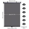 thumbnail image 2 of 2PCS 17.7X15.7 Inch Retractable Car Window Sun Shade Roller Blind Screen Protector Sun-shading Visor for Baby Kids, 2 of 9