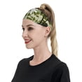 thumbnail image 3 of Goofa Hawaii Palms Pattern Sweatbands Sports Headband for Men & Women,Moisture Wicking Athletic headband,Breathable Sweatband,Sports accessories,Workout gear, 3 of 9