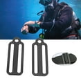 thumbnail image 3 of Jesscasday 2Pcs Scubas Diving Weight Belt Keeper AntiLost Slide Buckles Stoppers Slider, 3 of 10