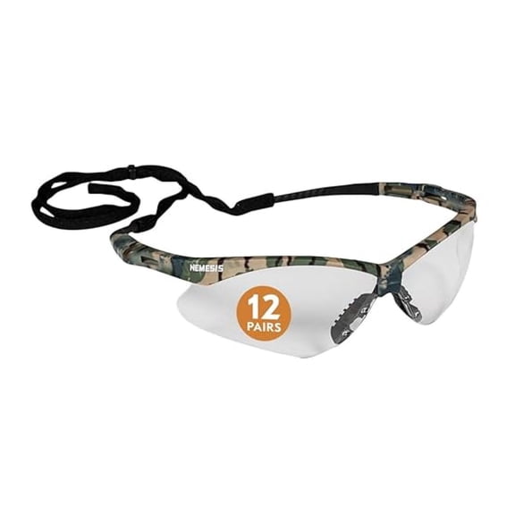 (Formerly Jackson Safety V30 Nemesis Safety Glasses/Sunglasses (6 Pair)